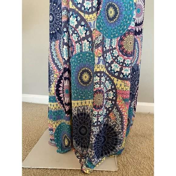 Queen Mania Women's Maxi Dress M Abstract Pattern - Picture 10 of 11